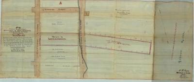 Survey of lands under water for Louisa A. Lightbody