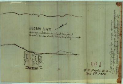 Survey of lands under water for Howes, Melissa A.