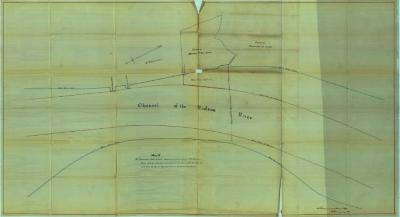 Survey of lands under water for Livingston, Norman T.