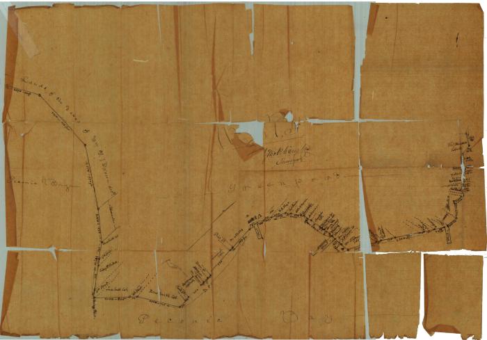 Survey of lands under water for Mary C. Corwin