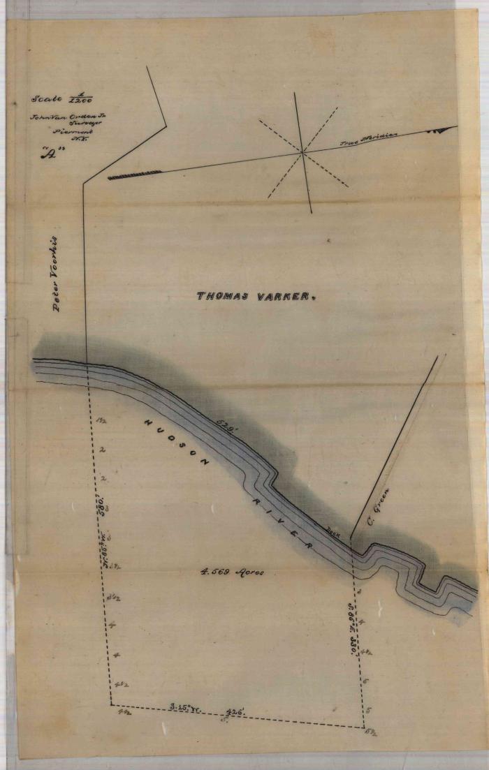 Survey of lands under water for Munn, David