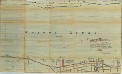 Survey of lands under water for Louisa A. Lightbody