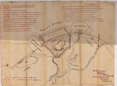 Survey of lands under water for De Graaf, Henry P.