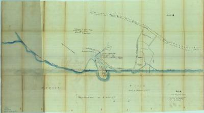 Survey of lands under water for De Graaf, Henry P.