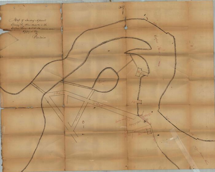 Survey of lands under water for Wood, Andrew J.