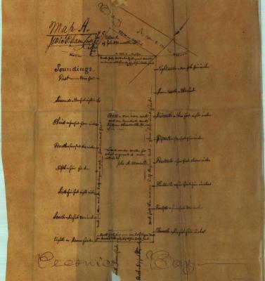 Survey of lands under water for Monsell, John A.