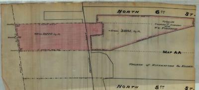 Survey of lands under water for Charles J. Lowrey &amp; William Fullerton