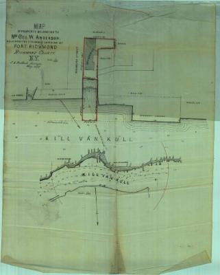 Survey of lands under water for Susan S. Anderson &amp; George W. Anderson