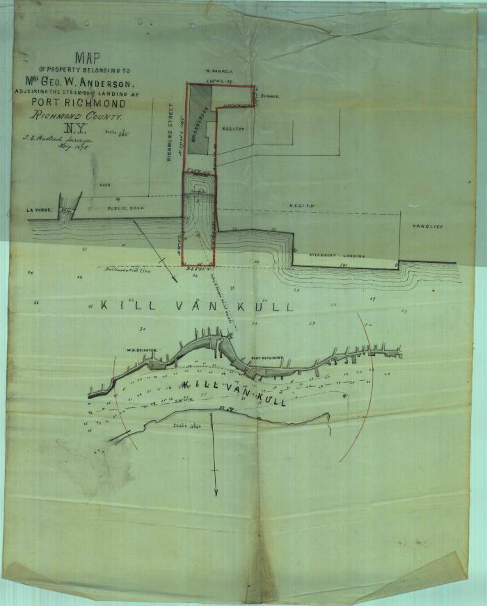Survey of lands under water for Susan S. Anderson &amp; George W. Anderson