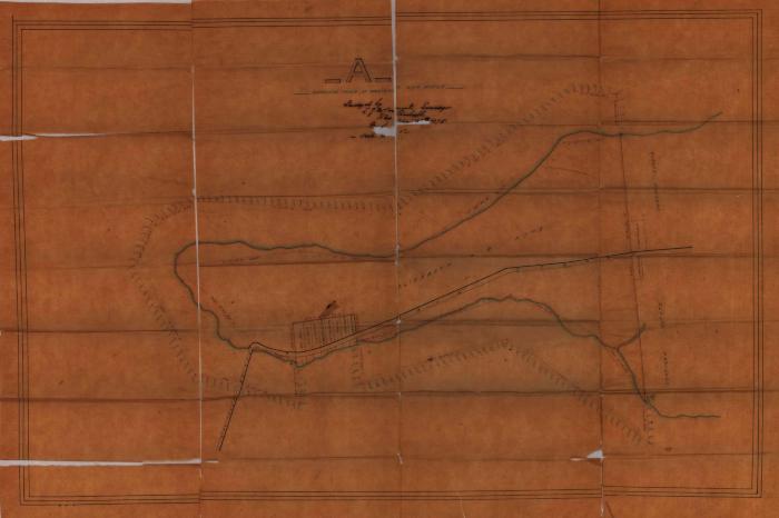 Survey of lands under water for King, Elizabeth R.B.
