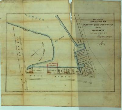 Survey of lands under water for Smith, George W.