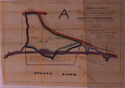 Survey of lands under water for Farrington, Harvey P.