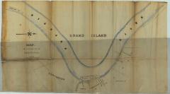 Survey of lands under water for John Simson &amp; Benjamin F. Felton