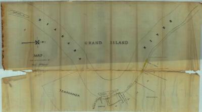 Survey of lands under water for McGraw, John