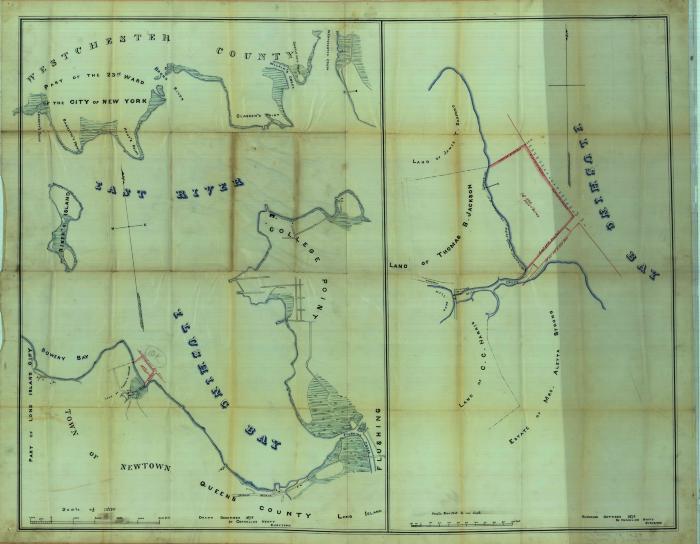 Survey of lands under water for Jackson, Thomas B.