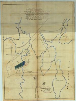 Survey of lands under water for John M. Furman(heirs)