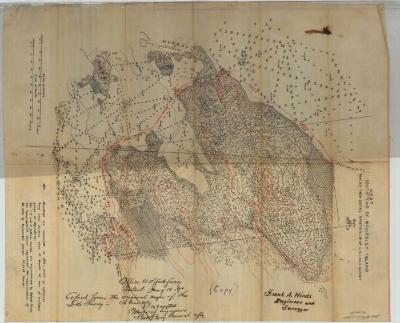 Survey of lands under water for Thousand Islands Camp Meeting Assoc.