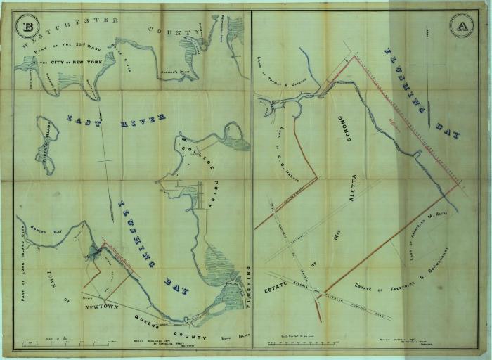 Survey of lands under water for Strong, B.W. etal