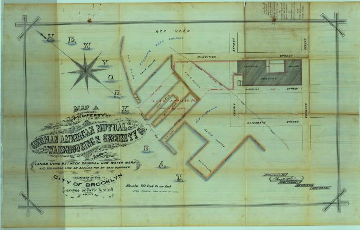 Survey of lands under water for German American Mutual Warehousing and Security Co.