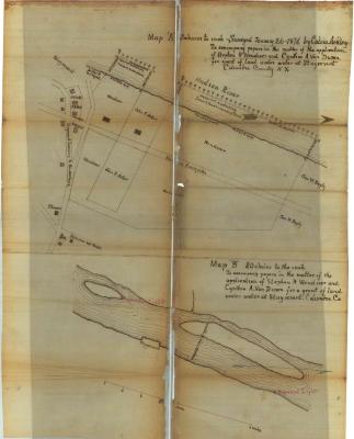 Survey of lands under water for Cynthia A. Van Dusen &amp; Stephen H. Windover