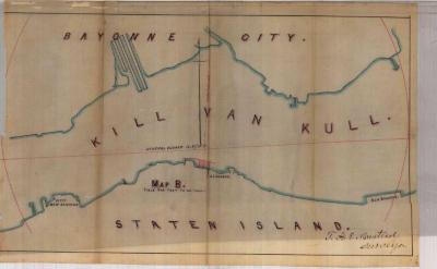 Survey of lands under water for Minturn, Robert B. et al