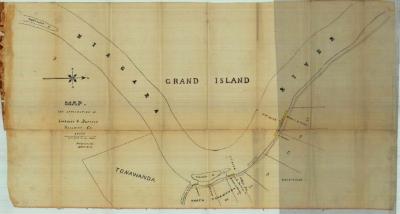 Survey of lands under water for Lockport &amp; Buffalo RR Co.