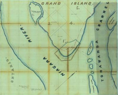 Survey of lands under water for Allen, William Cleveland