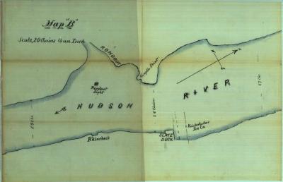 Survey of lands under water for Rhinebeck &amp; Connecticut RR