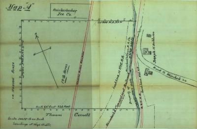 Survey of lands under water for Rhinebeck &amp; Connecticut RR