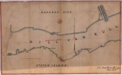 Survey of lands under water for Bodine, William H. J.