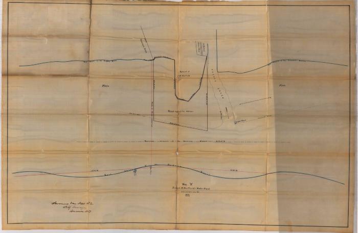Survey of lands under water for Sheffield, Joseph B.