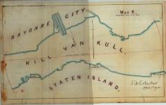 Survey of lands under water for Anne L. Livingston &amp; Mary A. Harrison
