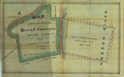 Survey of lands under water for Chadeayne, Henry F.