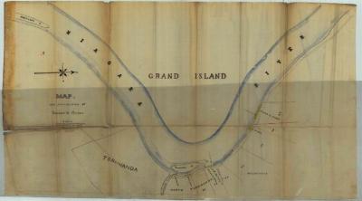 Survey of lands under water for John Simson &amp; Benjamin F. Felton