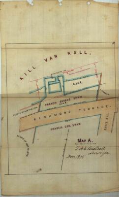 Survey of lands under water for Shaw, Francis Geo.