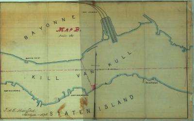 Survey of lands under water for Wooster, George H.