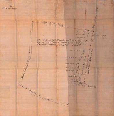 Survey of lands under water for Joseph &amp; Samuel Stephens