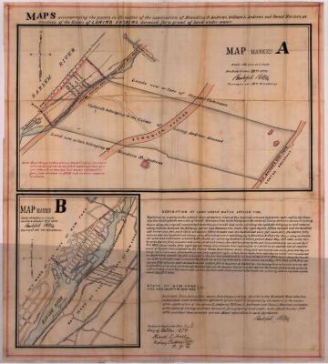 Survey of lands under water for Blandina B. &amp; William L. Andrews and Daniel Morison, Trustees