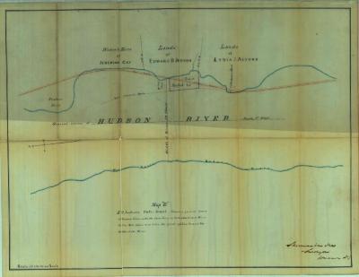 Survey of lands under water for Judson, Edward B.