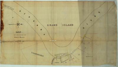 Survey of lands under water for John Simson &amp; Theoren W. Woolson