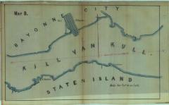 Survey of lands under water for Delafield, Eliza