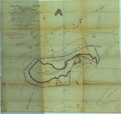 Survey of lands under water for Higgins, Alvin