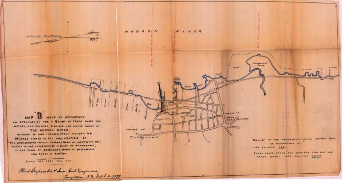 Survey of lands under water for Westchester Co. Savings Bank
