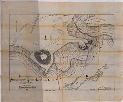 Survey of lands under water for Eager, Joseph