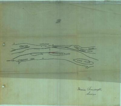 Survey of lands under water for J.V.D. Witbeck &amp; John Clark