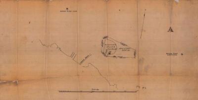 Survey of lands under water for Joseph C. Woodruff &amp; Theodore L. Houston