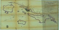 Survey of lands under water for Higgins, Alvin