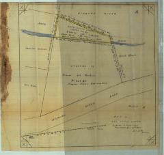 Survey of lands under water for John Simson &amp; Theoren W. Woolson