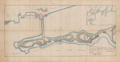 Survey of lands under water for VanAmringe, Theodore