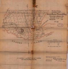 Survey of lands under water for Joseph C. Woodruff &amp; Theodore L. Houston